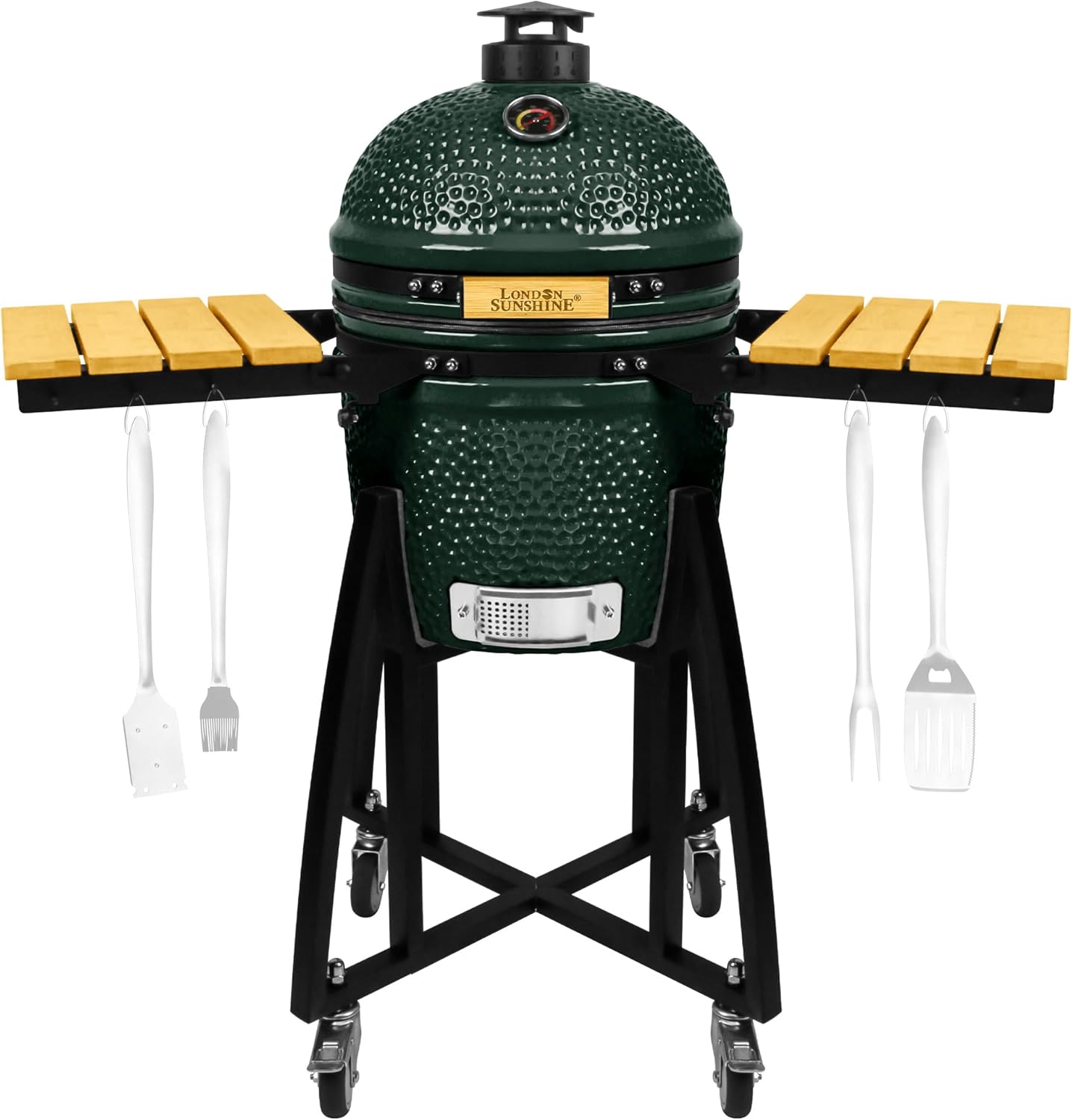 London Sunshine, Ceramic Kamado, Grill Review, Charcoal Smoker, Green Grill, Patio Gear, BBQ Accessories, Outdoor Cooking 2026, Small Space BBQ